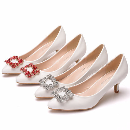 Jewel Square Toe Pumps