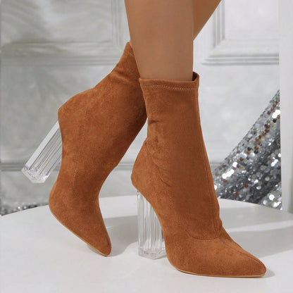 Velvet Vogue Elastic Boots